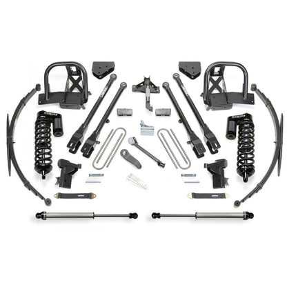 Fabtech 10in 4-Link System w/ DLSS 4.0 Coilover & Rear DLSS | Ford F350 4WD (11-16) (K2154DL)