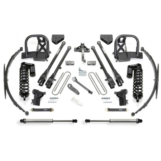 Fabtech 10in 4-Link System w/ DLSS 4.0 Coilover & Rear DLSS | Ford F350 4WD (11-16) (K2154DL)