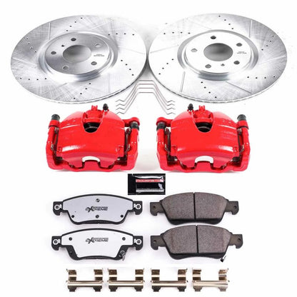Power Stop Front & Rear Z26 Street Kit w/Calipers | 2014-2015 Infiniti Q60 (KC9063-26)