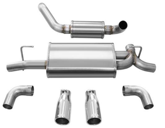 CORSA Touring Axle-Back Turn Downs | Jeep Wrangler JL/JLU 3.6L/2.0T (21014, 21016)