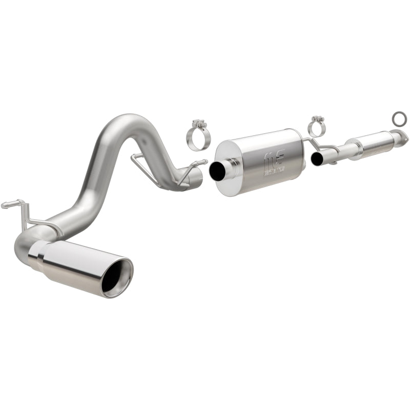 MagnaFlow Cat-Back 2016 Toyota Tacoma TRD 3.5L V6 SS 3in Single Pass Side Exit Rear 4in Tip