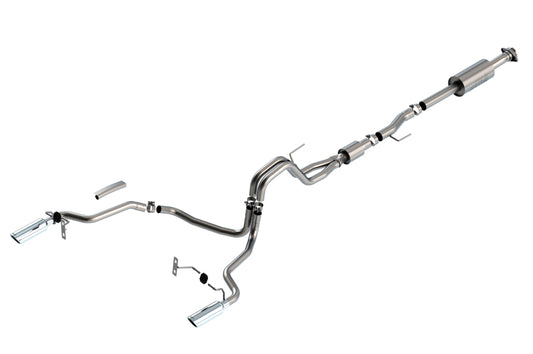Borla F-150 2021 5.0L 4dr CC SB EC STB Lariat/KR/Platinum/LTD 3/2.25 SRE Cat-Back S-Type Tips | Ford F-150 (21) (BC140866)