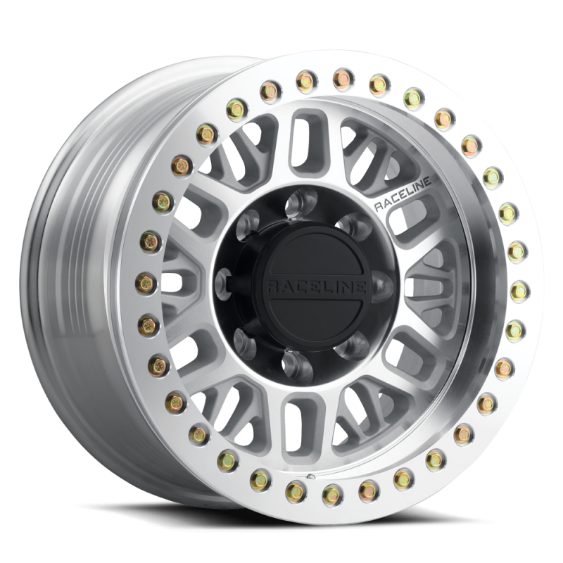 (set of 4) Raceline RT951 Ryno Machined Beadlock | 17x9" -12mm | 6x139.7mm Wheel