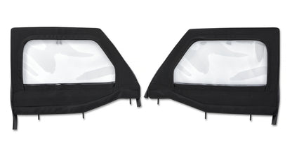 Bestop 51742-17 JL Element Upper Doors Front Black Twill For Jeep Gladiator/JL