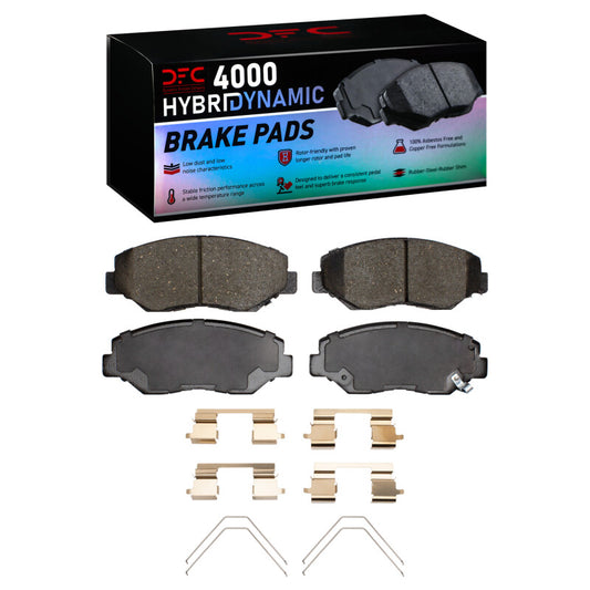 DFC HybriDynamic Brake Pads & HW | Honda CR-V/Accord/Element/Civic/ILX (01-22) (4000-0914-01)