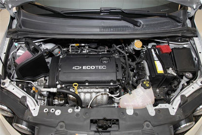 K&N 12 Silver Typhoon Cold Air Intake | Chevrolet Sonic (12) (69-4525TS)