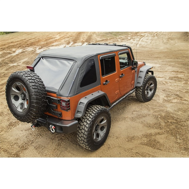 Rugged Ridge 13750.38 Bowless Soft Top for 2007-18 Jeep Wrangler JK 4-Door