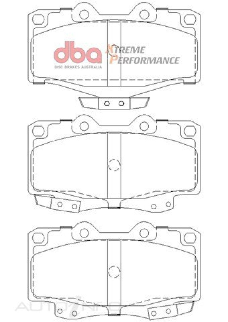 DBA Front Xtreme Performance Brake Pads | Toyota Land Cruiser (92-99) (DB1149XP)