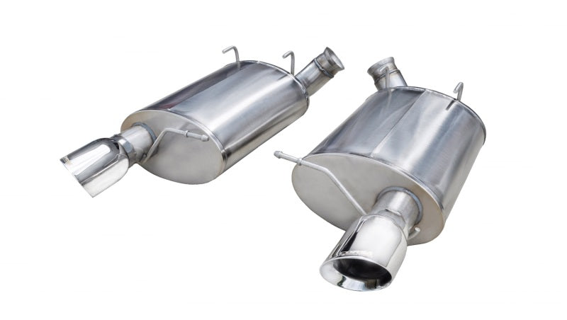CORSA Sport / 3.0 in Axle-Back 4.0 in Single Tips | 2011-2012 Ford Mustang GT500 (14320)