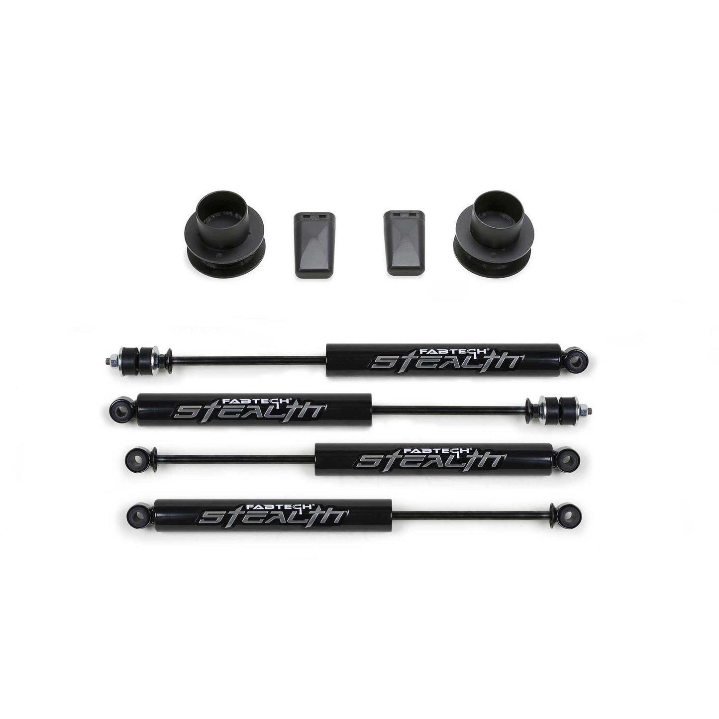 Fabtech 2.5in Coil Spacer Kit w/ Stealth | Ram 3500 4WD (13-18) w/ Factory Radius Arms (K3056M)