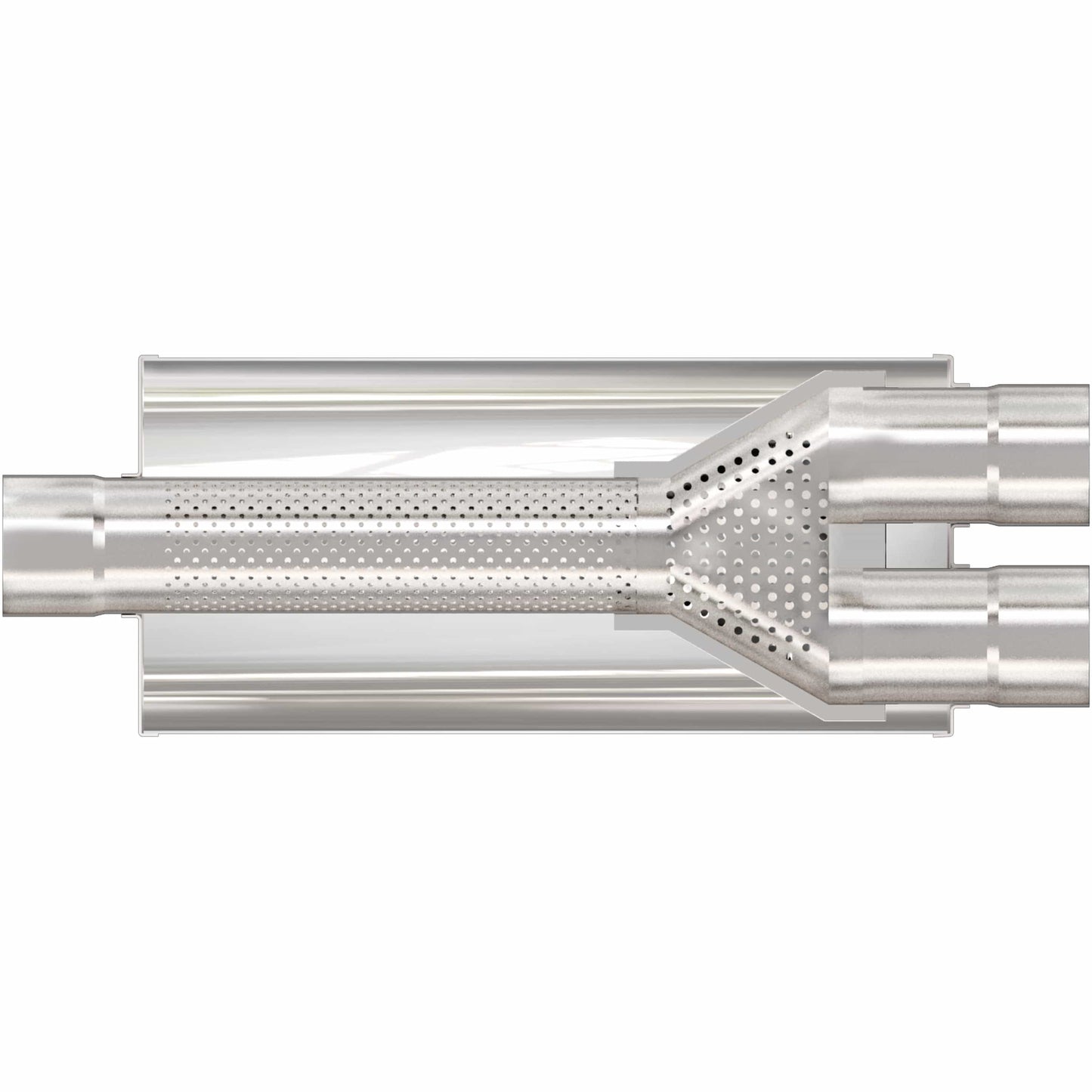 MagnaFlow 7in. Round Straight-Through Performance Exhaust Muffler 12763