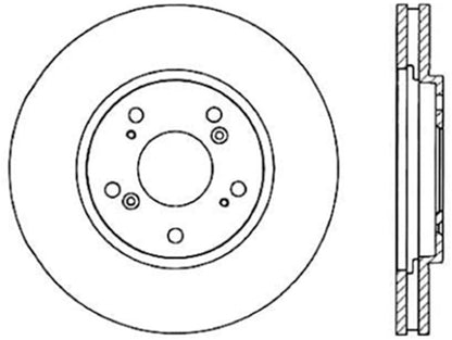 StopTech 126.40029CSR Sport Cryo-Treated Slotted Disc Brake Rotor Fits 91-96 NSX