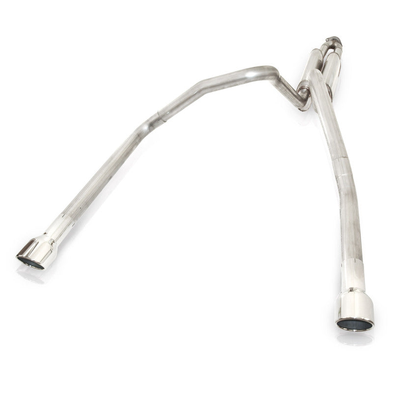 Stainless Works 2-1/2in Chambered Exhaust Y-Pipe Side Bumper Exit | Chevrolet Trailblazer SS (06-09) (TBTDCB)