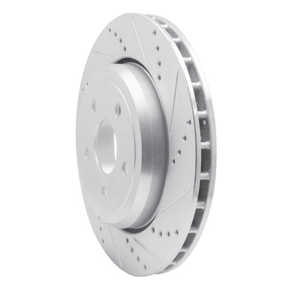 DFC Rear Right D&S Silver Brake Rotor: Dodge Durango (12-25)