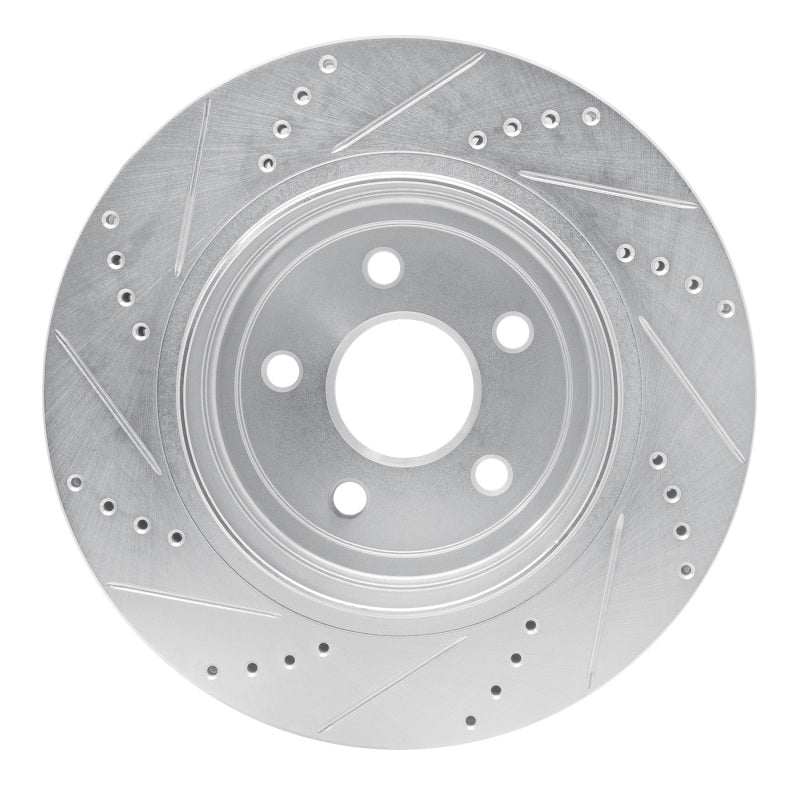 DFC Rear Right D&S Silver Brake Rotor: Dodge Durango (12-25)