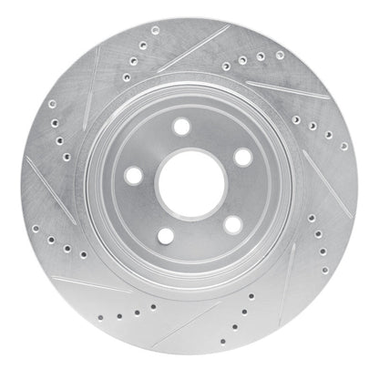 DFC Rear Right D&S Silver Brake Rotor: Dodge Durango (12-25)