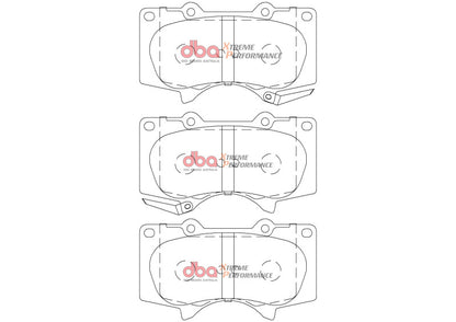 DBA Front Xtreme Performance Brake Pads | Toyota Fortuner (15+) (DB2380XP)