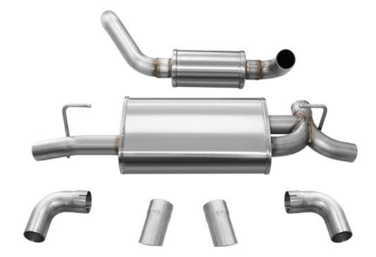 CORSA Touring Axle-Back Turn Downs | Jeep Wrangler JL/JLU 3.6L/2.0T (21013, 21015)