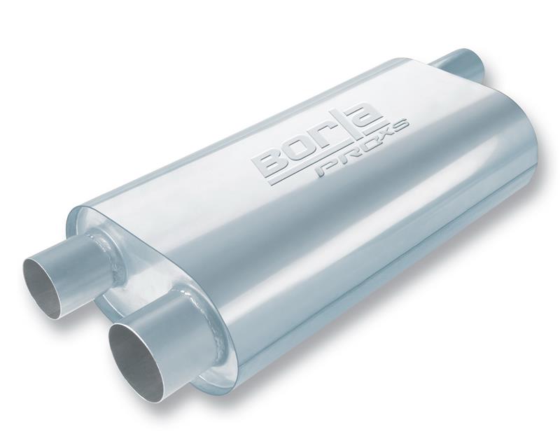 Borla Universal Oval Transverse 3in Inlet/2.5in Outlet Muffler | GM F-Body (40474)