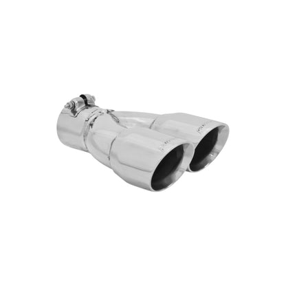 Flowmaster SS Tip 2.5IN/3IN Dual Clamp For - (15389)