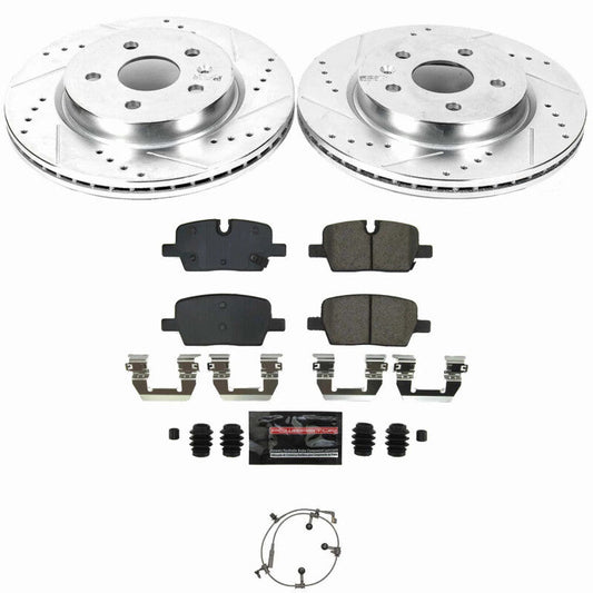 PowerStop 20-21 Cadillac CT5 Rear Z23 Evolution Brake Kit (K9300)