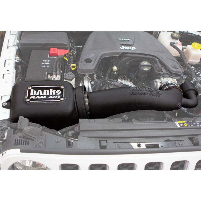 Banks Power 18-20 Jeep 3.6L Wrangler Ram-Air Intake System - Dry Filter | Jeep Wrangler (18-20) (41843-D)