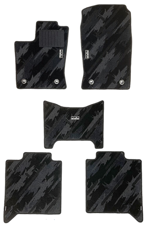 HKS Floor Mat (Monotone Oil Color - Front 2 Piece Set) - Toyota Tundra (XK70) LHD 2022+