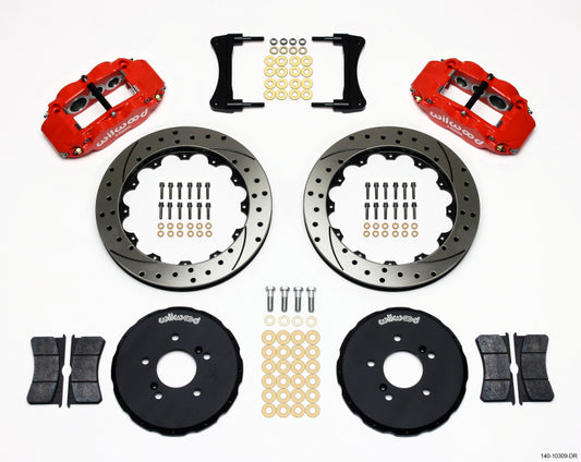 Wilwood 12.88in D&S Narrow Superlite 6R Front Hat Kit | Honda S2000 (140-10309-DR)