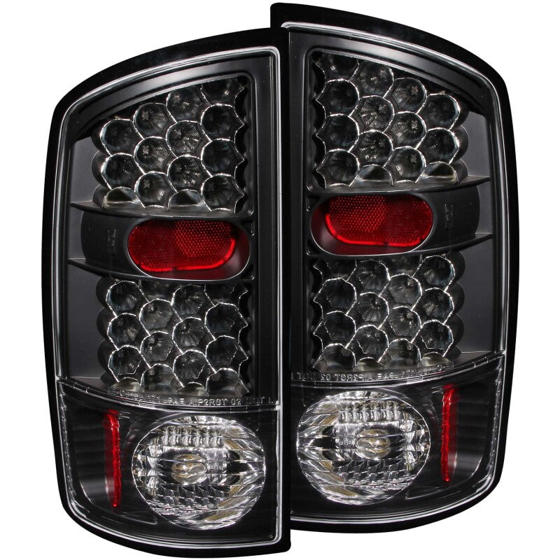 ANZO LED Black Taillights Pair | Dodge Ram 1500 (02-05) (311018)