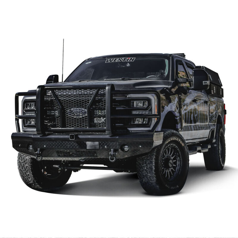 Westin Automotive 58-311205 HDX Bandit Front Bumper - Black For Ford Super Duty