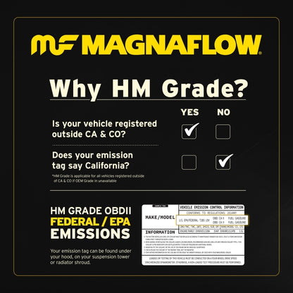 MagnaFlow Direct Fit Catalytic Converter 05-06 Dodge Durango V6/V8