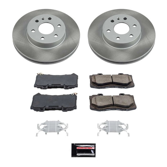 PowerStop 15-20 GMC Canyon Front Semi-Coated Rotor Kit (SC7126)