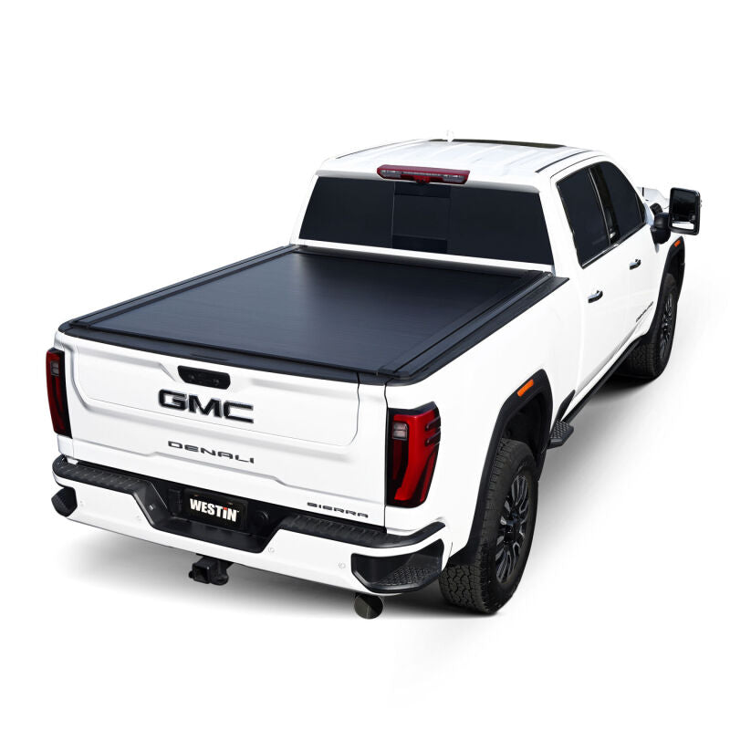 Westin 19-53995 Electric Retractable Tonneau Cover 20+ Silver/Sierra 2500HD 6.5'