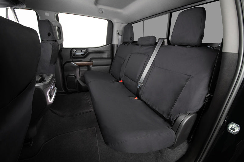 Covercraft 07-12 GMC Sierra Polycotton SeatSaver Custom Front Row Seat Covers - Charcoal