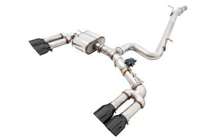 AWE Tuning AWE SwitchPath Exhaust for Audi 8V S3 - Diamond Black Tips, 102mm - 3025-43072