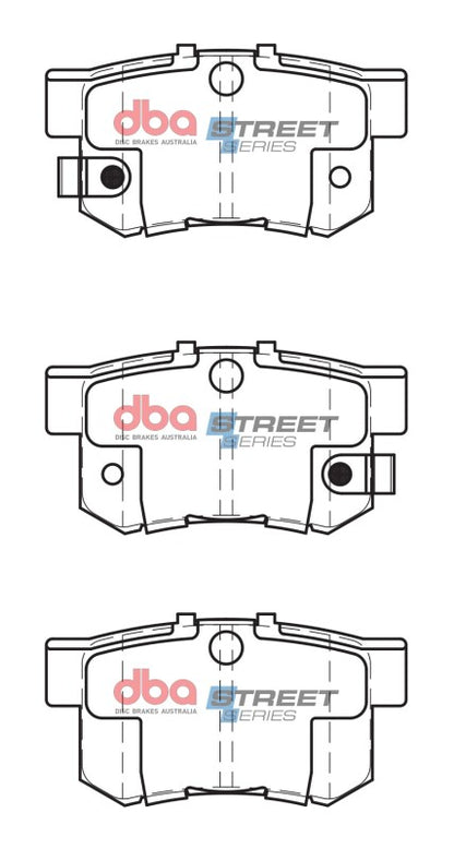 DBA Street Series Rear Brake Pads | Acura CL (01-03) (DB1230SS)