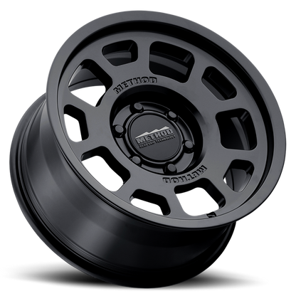 (set of 4) Method MR705 Matte Black | 17x8.5" +0mm | 5x5in Wheel