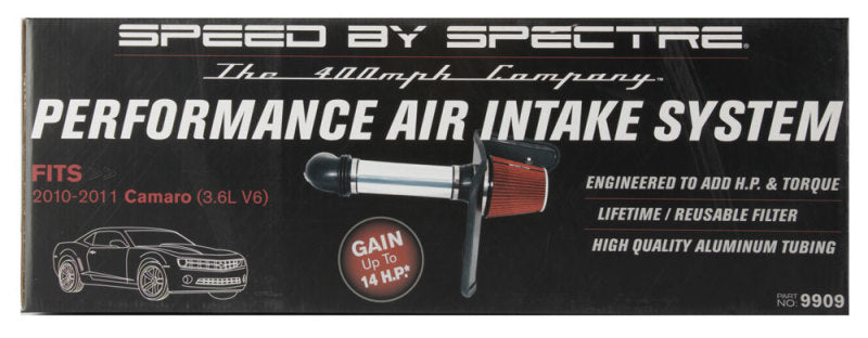 Spectre 10-11 Chevy Camaro V6-3.6L F/I Air Intake | (9909)