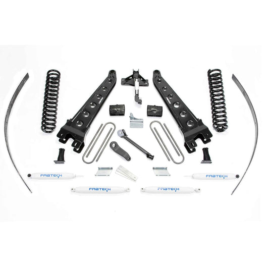 Fabtech 8" Radius Arm System w/ Coils & Performance Shocks | Ford F250 4WD (08-16) w/ Factory Overload (K2124)