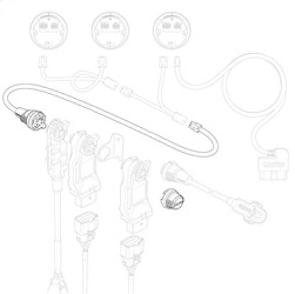 Banks Power 66556 B-Bus Starter Cable Kit for iDash 1.8 Data & Super Gauge