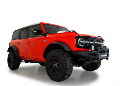 Addictive Desert Designs 2021+ Ford Bronco Rock Fighter Front Bumper - Hammer Black