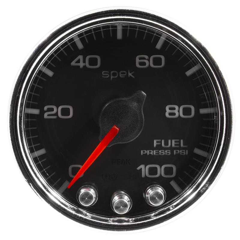 Autometer Spek-Pro 2 & 1/16" Fuel Press Gauge 100PSI