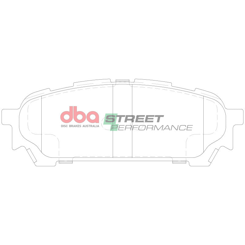 DBA Perf Rear Brake Pads | Subaru Impreza Wagon/WRX/Forester (04-08) (DB1672SP)