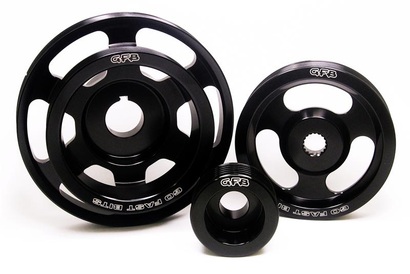 Go Fast Bits 3 pc Underdrive/Non-Underdrive Pulley Kit | Subaru WRX (08+) / WRX STI / Forester (09+) / LGT (03-09) (2014)
