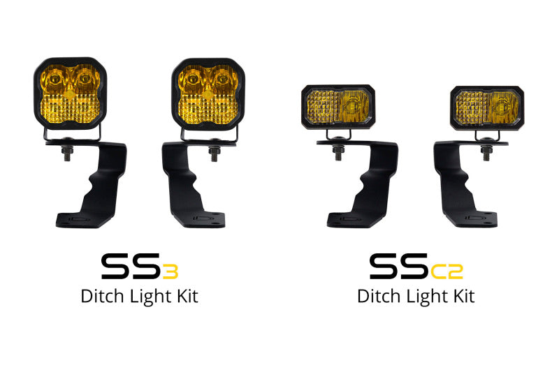 Diode Dynamics Stainless Steel Ditch Light Brackets | Subaru Impreza (07-12) / WRX (14-21) (DD6611)