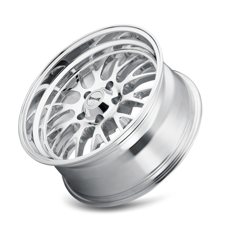 (set of 4) Ridler Wheels 607 Polished | 20x10" +0mm | 5x120.65mm Wheels