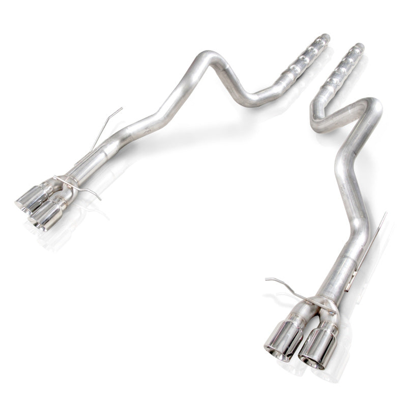 Stainless Works 3in Catback Retro Chambered Mufflers Resonator Delete | Ford Shelby GT500 (13-14) (M14GTL)