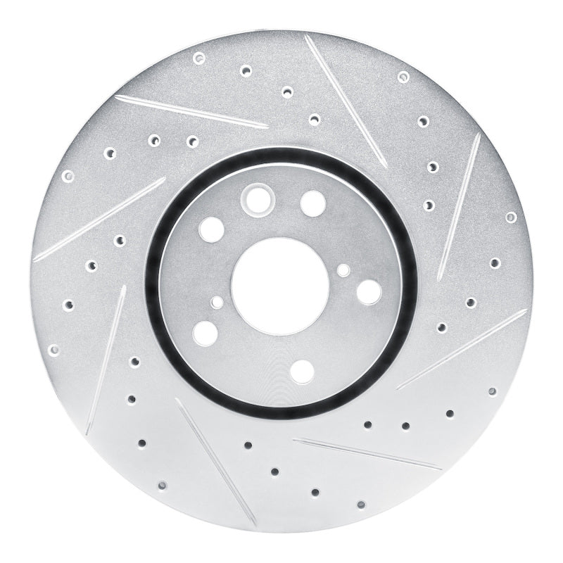 DFC D&S Right Front Brake Rotor (Silver): Dodge Charger (21-23)