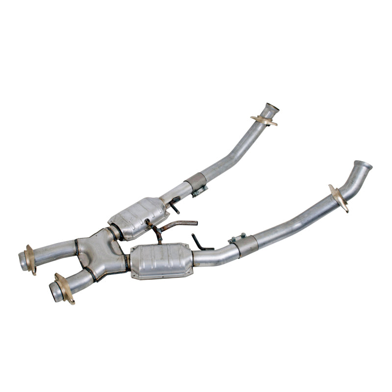 BBK High Flow X Pipe w/ Catalytic Converters | Mustang 5.0 (79-93) (1662)