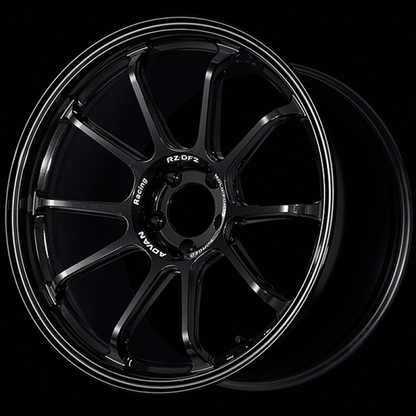 Advan RZ-DF2 Racing Titanium Black | 19x9.5" +29mm | 5x114.3mm Wheels